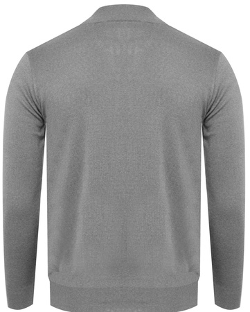 POLO LARA - SWETER MĘSKI ROZPINANY - SZARY