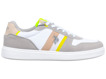 BUTY U.S. POLO ASSN. - ROKKO003D-LGR-WHI01