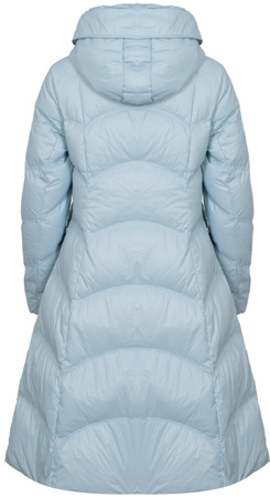 ROMEO GIGLI - PŁASZCZ PUCHOWY Z KAPTUREM - 01W24 G301 / CELESTE