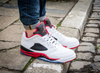 AIR JORDAN 5 RETRO LOW "FIRE RED" (819171-101)