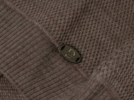 SWETER MĘSKI - 72150 CIEMNOBEŻOWY