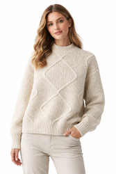 GUIDO MARIA KRETSCHMER - SWETER CROP-TOP DAMSKI - MANJOLA JUMPER GMK-1023-02517