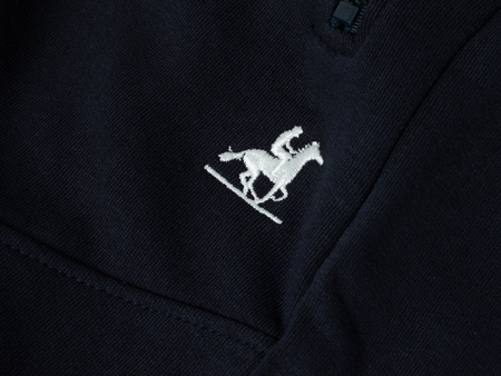 U.S. GRAND POLO EQUIPMENT & APPAREL - SPODNIE MĘSKIE DRESOWE - FLEECE PATNS US52910M 3922 GRANATOWY