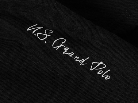 U.S. GRAND POLO EQUIPMENT & APPAREL - BLUZA MĘSKA Z KAPTUREM - HOODIE FULL ZIP US52325M/4008