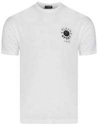 PLEIN SPORT - T-SHIRT MĘSKI - PS25MTS09/01 WHITE