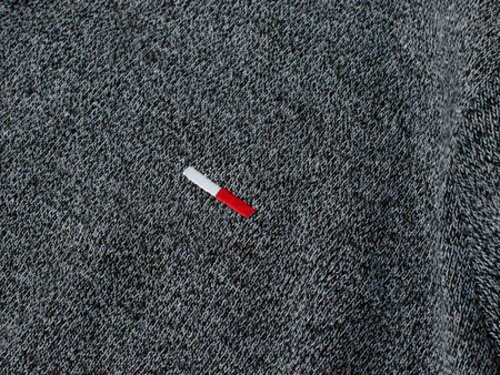 MUST PARKOUR - SWETER MĘSKI Z PÓŁGOLFEM - S8280/JASNOSZARY