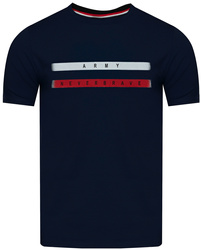 JUMPER - T-SHIRT KOSZULKA MĘSKA - 3033 GRANATOWY