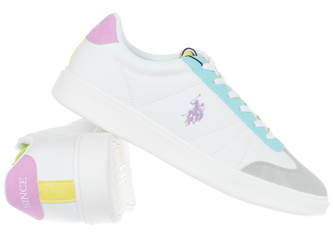 BUTY DAMSKIE - U.S. POLO ASSN. - MARLYN004-WHI-PIN01