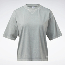 REEBOK- T-SHIRT DAMSKI  - CL RBK ND BOXY TEE HH9702