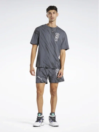 REEBOK - SPODENKI MĘSKIE - CL BLOCK PARTY SHORT HS9179