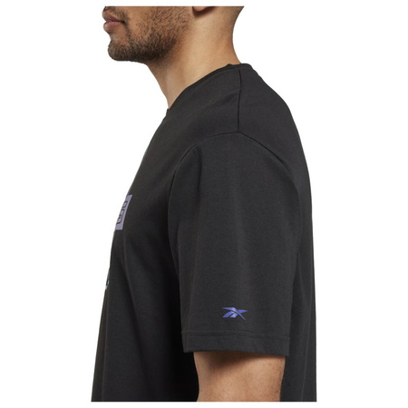 REEBOK- T-SHIRT KOSZULKA MĘSKA - LM OVERSIZED GRAPHIC TEE HN1711
