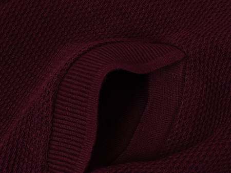 SWETER MĘSKI ROZPINANY - H206 BORDOWY