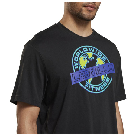 REEBOK- T-SHIRT KOSZULKA MĘSKA - LM OVERSIZED GRAPHIC TEE HN1711