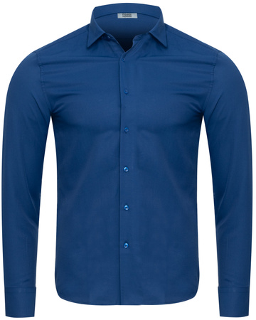 ESPADA - KOSZULA MĘSKA - CIEMNONIEBIESKI 65/35