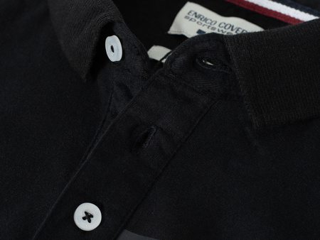 ENRICO COVERI - BLUZKA POLO Z DŁUGIM RĘKAWEM MĘSKA - CO42505/000