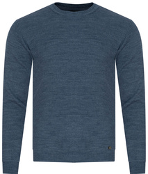 DEVANTI - SWETER MĘSKI - 72150 NIEBIESKI