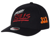 MITCHELL & NESS - CZAPKA Z DASZKIEM - NBA HWC SLAP STICKER CLASSIC RED BULLS HHSSINTL1091-CBUBLCK