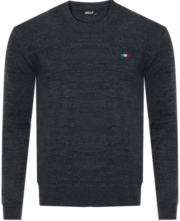 SWETER MĘSKI - S8556/GRANATOWY