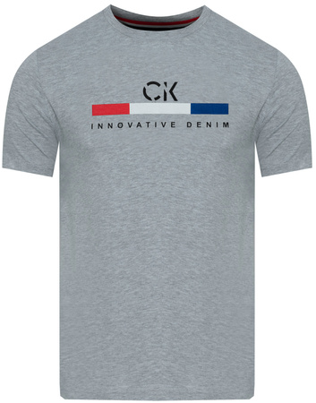 JUMPER - T-SHIRT KOSZULKA MĘSKA - 3034 SZARY