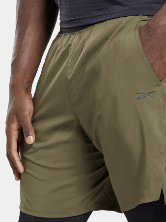 REEBOK - SPODENKI DRESOWE MĘSKIE - TS 2-IN-1 STRENGTH SHORT HA9054