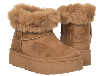 Buty dziecięce SOLO SOPRANI COUTURE SCG421P84/21 HUGH PLAT GIRL CAMEL