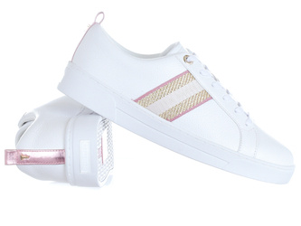 TED BAKER LONDON - BUTY DAMSKIE - 246197 WHITE BAILY