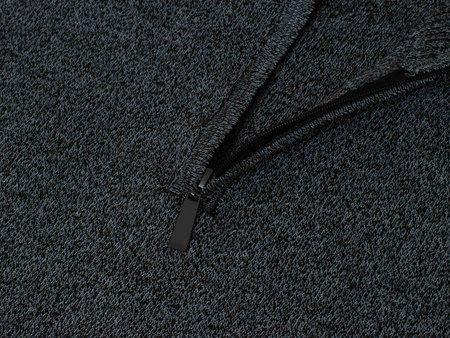 SWETER MĘSKI Z PÓŁGOLFEM - K6011 CIEMNOSZARY