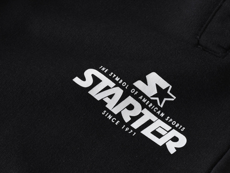 SPODNIE MĘSKIE STARTER - VEEGEA JOGPANT CSG00967 BLACK/RED