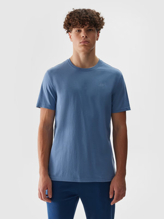 KOSZULKA MĘSKA 4F 4FWSS24TTSHM1154-32S T-SHIRT NIEBIESKI