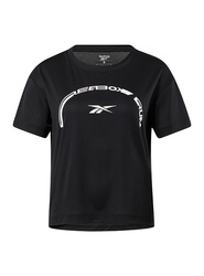 REEBOK - T-SHIRT DAMSKI - RUNNING SW GRAPHIC TEE HA1000