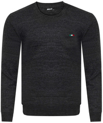 SWETER MĘSKI - S8556/CIEMNOSZARY