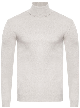 BARTEX - SWETER MĘSKI Z GOLFEM - 1702 BEŻOWY