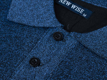 SWETER MĘSKI - N535 CIEMNONIEBIESKI