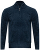 SWETER MĘSKI Z PÓŁGOLFEM - S8682 GRANATOWY