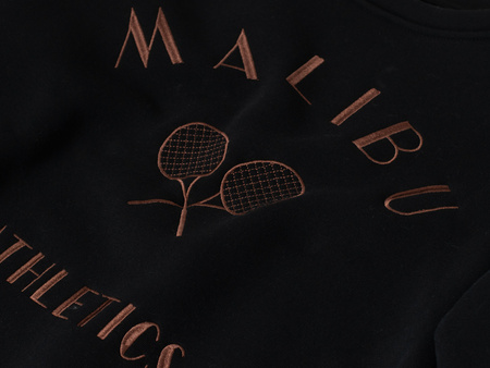 FASHION - BLUZA DAMSKA Z NADRUKIEM - ID8864 CZARNA