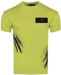 PLEIN SPORT - KOSZULKA MĘSKA - PS25MTS02/09 LIME