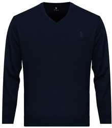 SWETER MĘSKI - V 3010 GRANATOWY ID8362