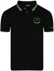 PLEIN SPORT - KOSZULKA MĘSKA POLO -  PS25MPL02/02 BLACK