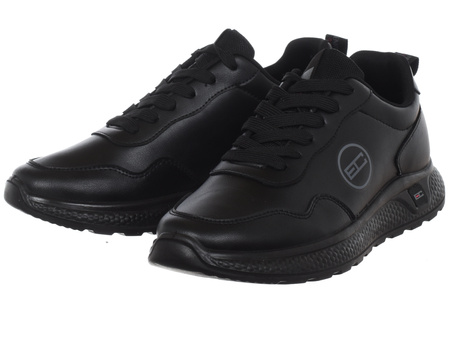 ENRICO COVERI - BUTY MĘSKIE - JUMPER ECS516305/02 TOTAL BLACK