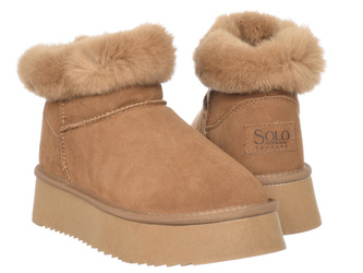 Buty damskie SOLO SOPRANI COUTURE SCW421P12/21 HUGH PLAT CAMEL