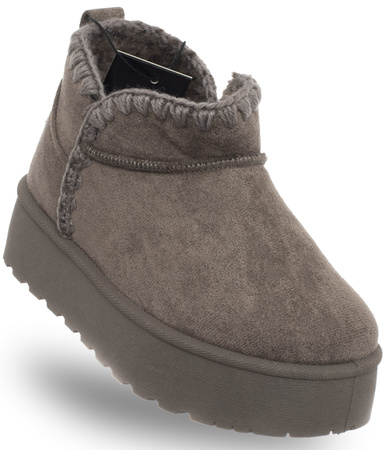 SKÓRZANE BOTKI DZIECIĘCE - SOLO SOPRANI COUTURE - SCG421P81/22 MISTIK GIRL TAUPE