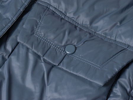 ROMEO GIGLI - PŁASZCZ PUCHOWY DAMSKI - 01W24 R07 / BLU