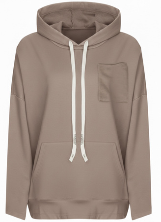 FASHION - KOMPLET DRESOWY DAMSKI - ID8871 JASNOBRĄZOWY