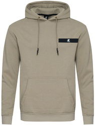 U.S. GRAND POLO EQUIPMENT & APPAREL - BLUZA MĘSKA Z KAPTUREM - IAN 9004 JASNOOLIWKOWY