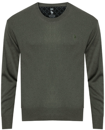 SWETER MĘSKI - BIS 501 HAKI