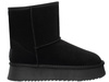 SKÓRZANE BOTKI DAMSKIE -  SOLO SOPRANI COUTURE - SCW421P09/02 TIR PLATFORM