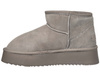 SKÓRZANE BOTKI DAMSKIE - SOLO SOPRANI COUTURE - SSW421P05/03 HUGH PLATFORM TAUPE