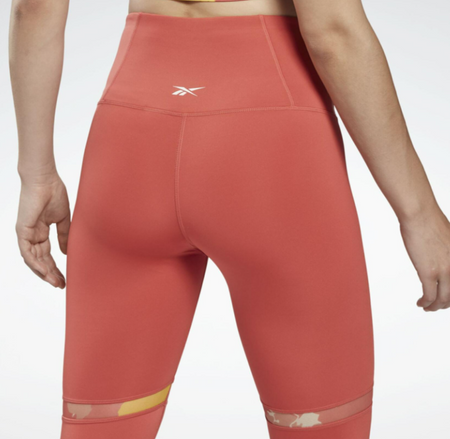 REEBOK - LEGGINSY DAMSKIE - MYT DETAIL POLY TIGHT HB1066 dla niskich osób