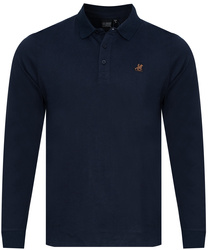 U.S. GRAND POLO EQUIPMENT & APPAREL  - KOSZULKA MĘSKA POLO Z DŁUGIM RĘKAWEM - US00502M/3922