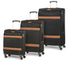 SAMSONITE - CADELL 4 KÓŁKA ZESTAW WALIZEK 3-CZĘŚCI Z PLISĄ ROZPRĘŻNĄ - 126086-1041